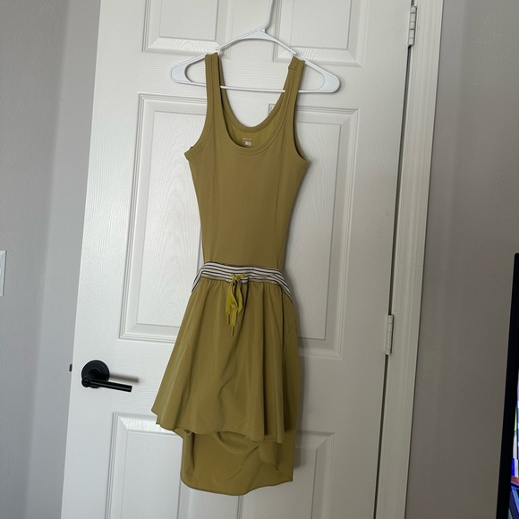Offline Dresses & Skirts - Chic Olive Sleeveless High-Low Dress